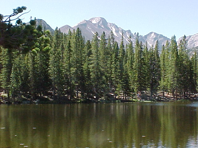 Long's Peak from Nymph Lake