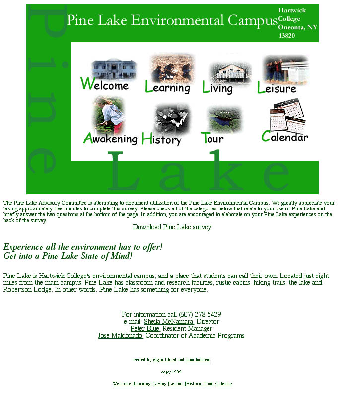 pinelake home page