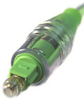 toslink cable - green 