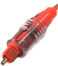 toslink cable - red