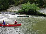 Canoes at the bottom of the class ll