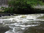 The class ll rapids above Factory Falls