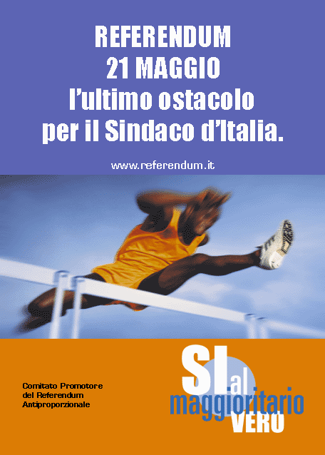 Manifesto del Comitato Referendum Maggioritario