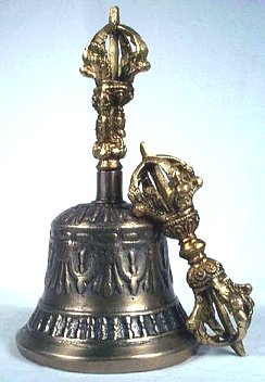 FBD5: Bell (Dripu) & Dorje Brass Set (5 1/2")