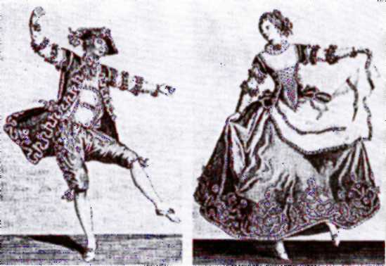 Dancing figures
