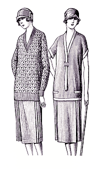 1920's Ladies in Wooly Pullies