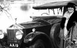 Lady Evelyn Herbert and her Rolls Royce Phantom 1