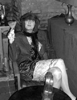 Miss. Flora Darling Celebrates National Ghengis Kahn Day With a Hooded Claw.