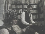 Lady Evelyn Herbert and Dr. Lawrence in Mr. Vorsters Library