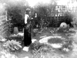 lady Vilot Enjoys the Garden