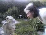 Sarah, and friend, in Mr. Vorsters Garden