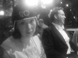 Sarah and Mr Riley at Dinner