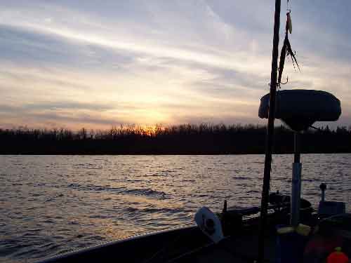 sundown on the blue ghost