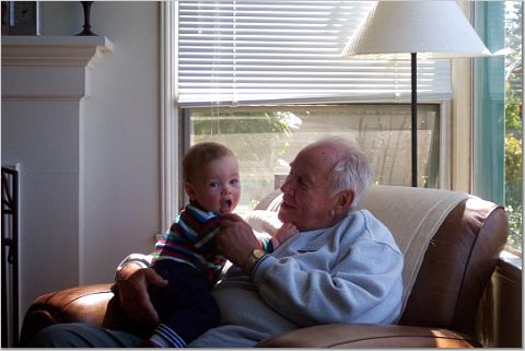 Grandpa Berard with Jack
