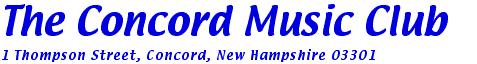 Concord Music Club