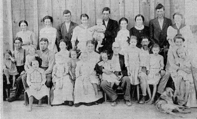 The Theus family,

 1915