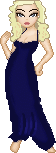 Lola:Love her dress except the folds.Argh and her hair o_0