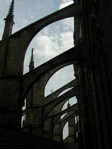 Arcs-boutants de la Cath�drale St-Julien