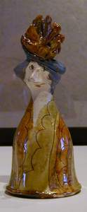 C�ramique de G�rard Lachens, lors d'une exposition en 2005 au Mus�e de la reine B�reng�re