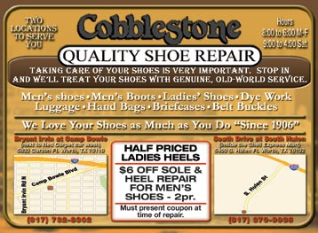 Cobblestone Shoe Repair