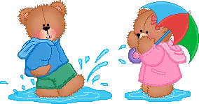 I love splashing in puddles!
