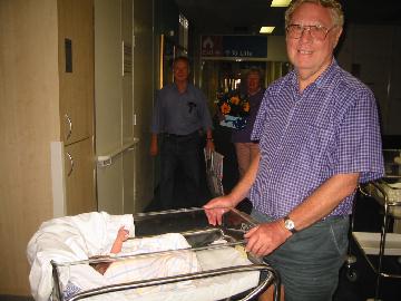First walk with Grand-dad
