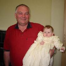 Dad was christened in this dress