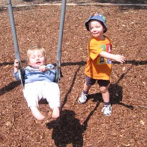 Swinging my Sister
