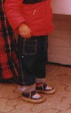 Apparently they let me dress myself this day. *giggle* (Yes my pants are on backwards) also I am digging the indian feather and go dad with the golfer pants!
