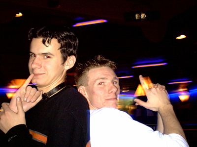 Chris and David; Angels style!