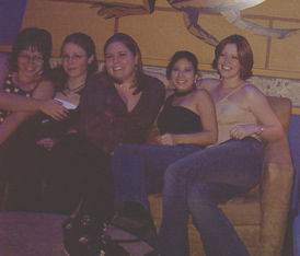 Girls! (L-R: Kate, Me, Vanessa, Mel, Kaitlynd)