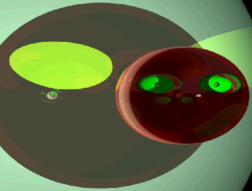 alien ship with eyes