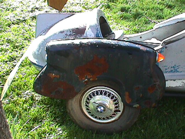 Bmw r75/5 sidecar subframe