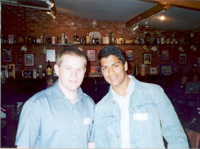 'Big Dave' with some cocky twat called "Baz".