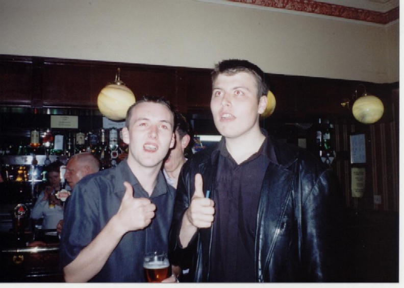 Gareth and Danny at the bar (again!)