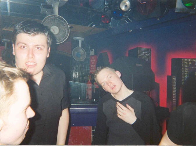 Ian very drunk and zombified with Danny getting there.