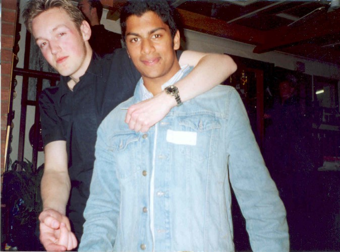 Ruddy and Baz. Get out of the picture you glory grabbing wank! And yes Ruddy, I mean Baz. God you are so paranoid! Heh heh.