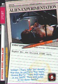 Alien Experimentation Card