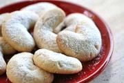 Almond Crescent Cookies