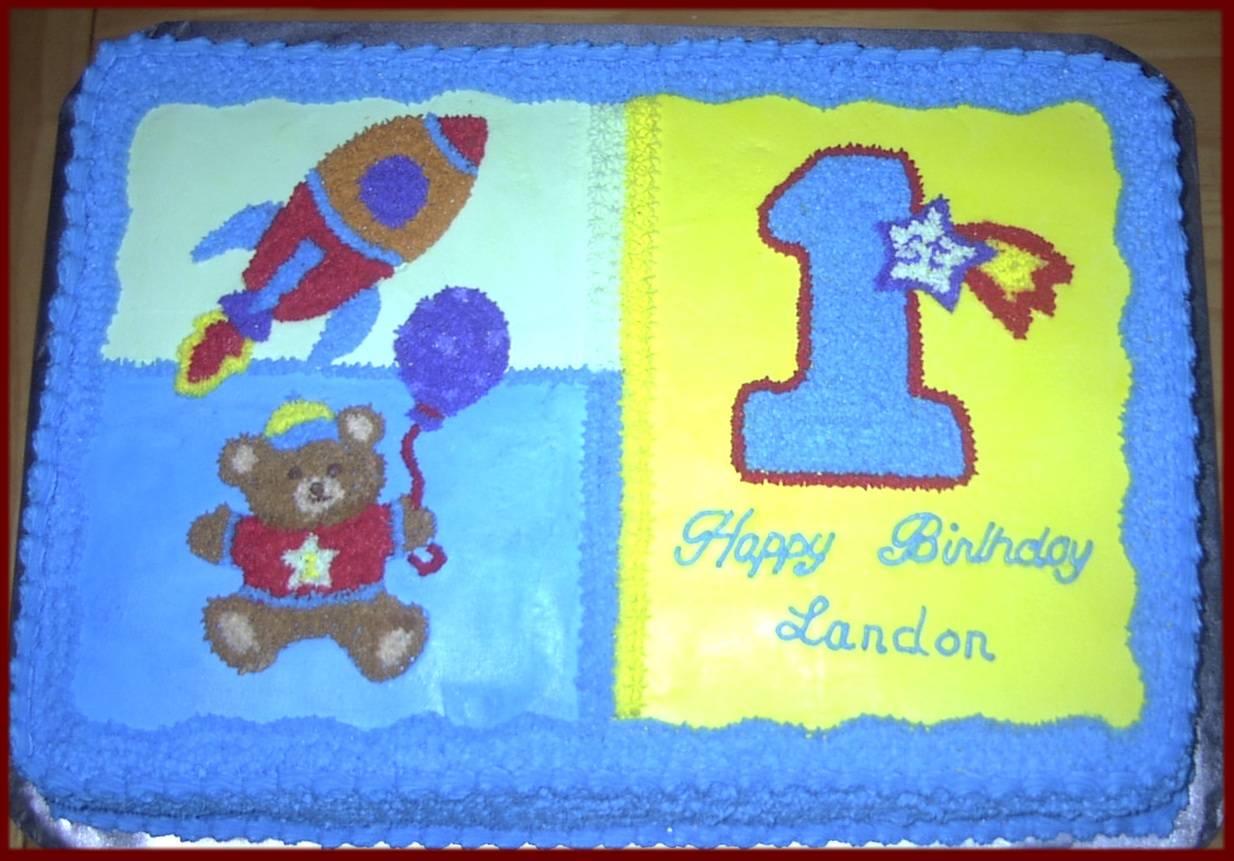 Bear 1st Birthday.