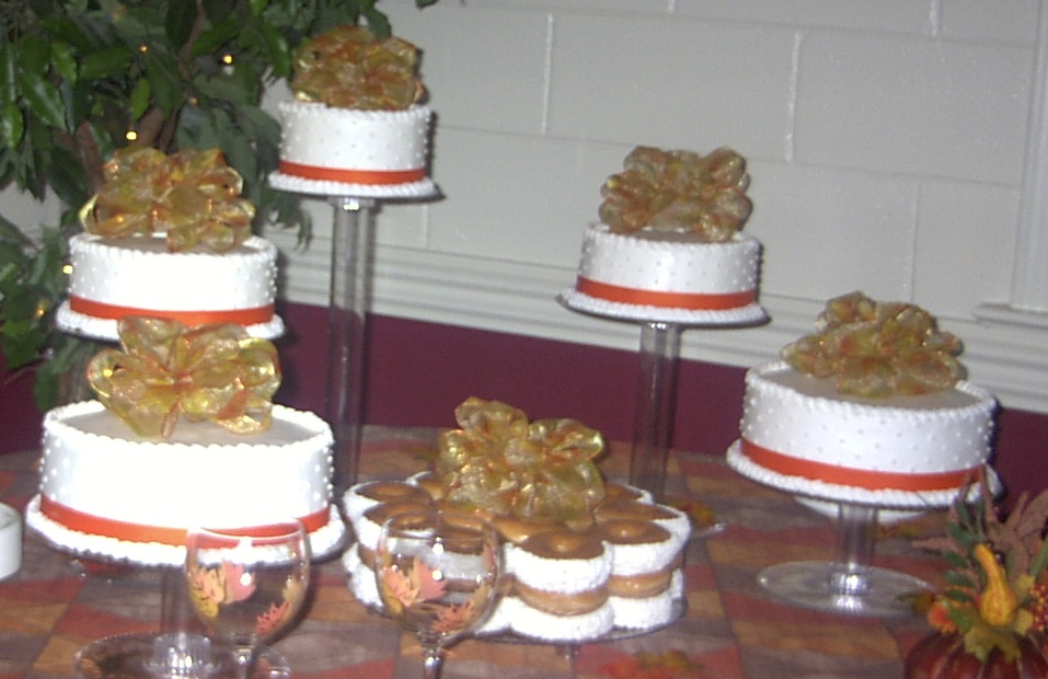 Multi tier with Fall Ribbon.