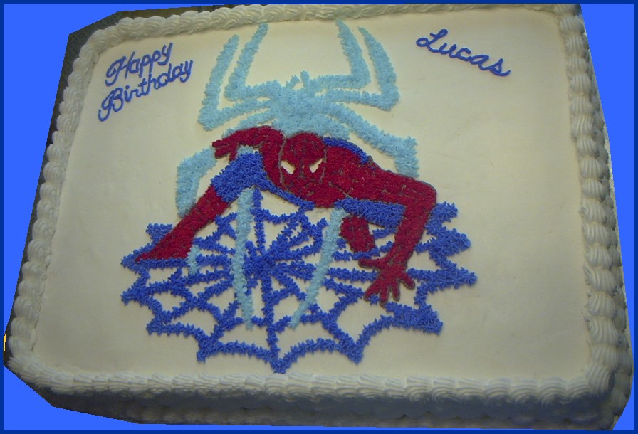 Spiderman Cake Image