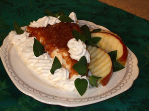 click for larger view of No Bake Mousse Cheesecake