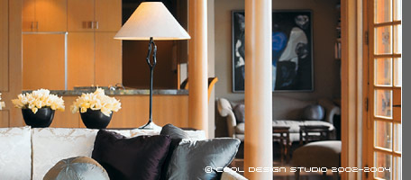 Image of designer's living room