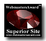 Webmaster's Award for Superior Site