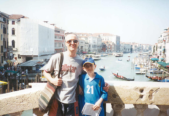 Dave and Isaac, Rialto Bridge