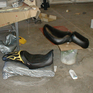 comparison of stock seat and custom seat