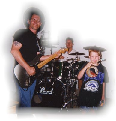 Beau, Jeff, and Cody writing "My Friend, My Brother" for Cooper
