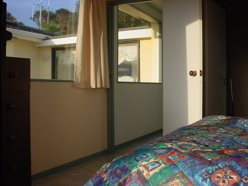bedroom with morning sun