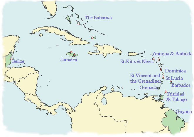 Caribbean islands